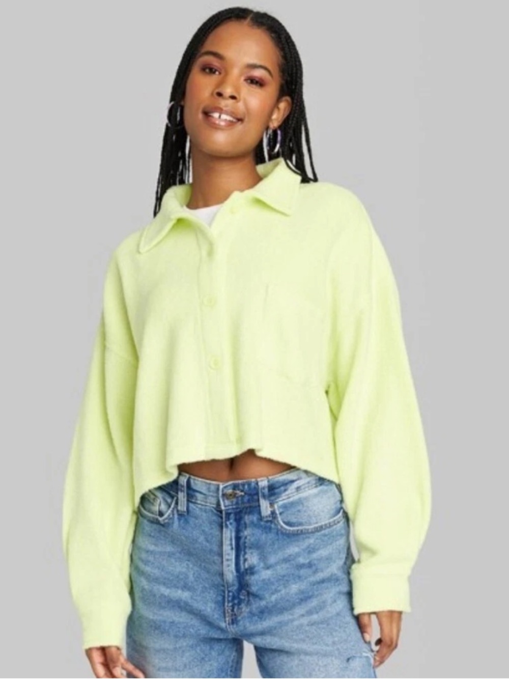 Wild Fable Fleece Shacket